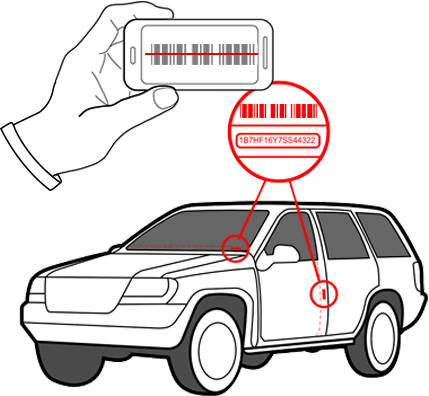 Vin and driver license scanner